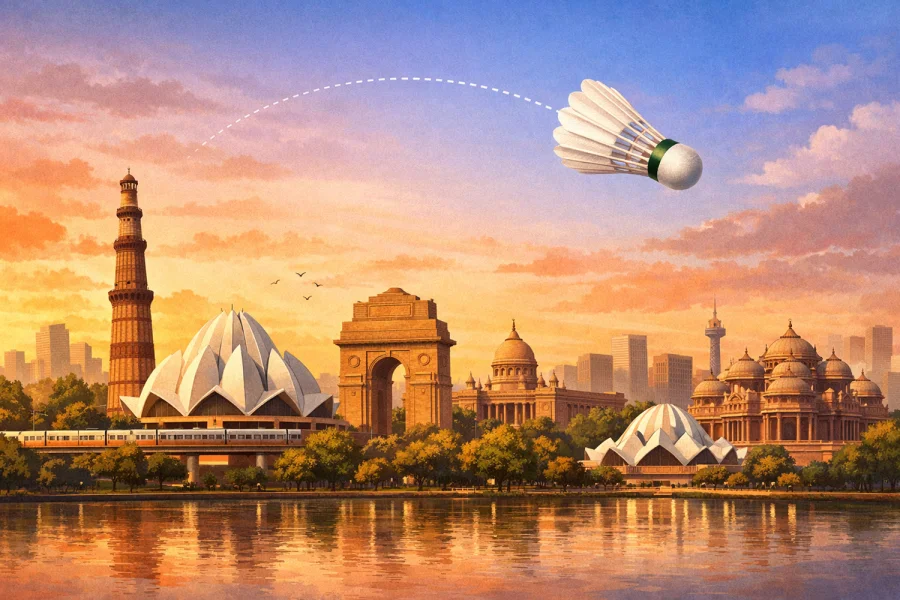 Skyline New Delhi (India)